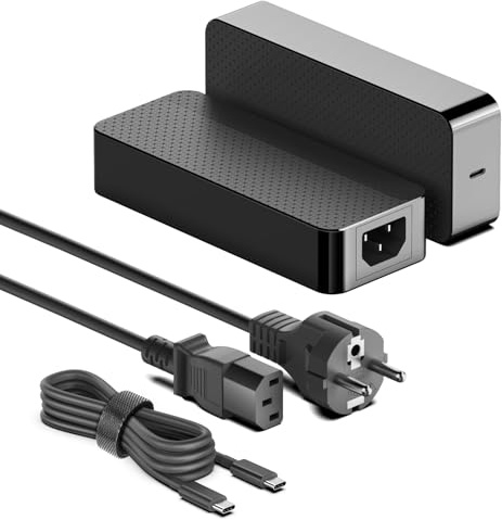 HKY Ladegerät USB C 240 W GaN PD 3.1 48 V/5 A Ladegerät Ultra-kompaktes Typ-C-Kabel schnell mit Dell LA280PM240 mit ADL180YGSHC3A ADL265YDC3A Delta ADP-240KB BA Dockingstation, Framework Laptop 16