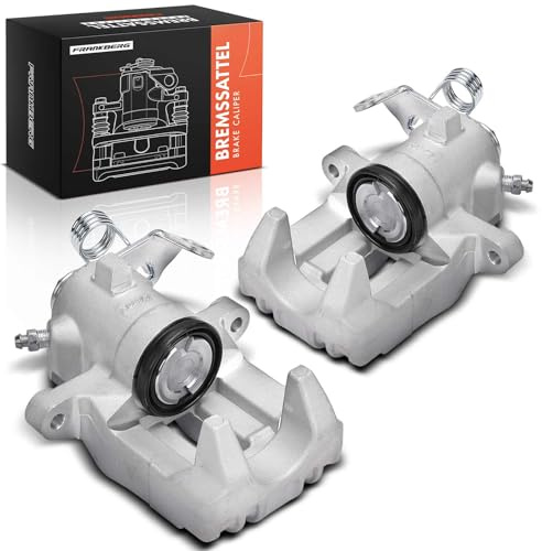 Frankberg 2x Pinza de Freno Calibrador Eje Trasero Izquierdo Derecho Compatible con C.a.d.d.y III 2KA 2KH 2CA 2CH 2KB 2KJ 2CB 2CJ 1.4L-2.0L 2004-2010 Sustituir#　2K0615423