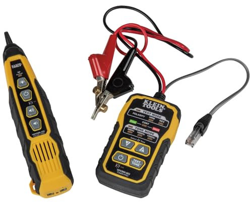 Cable Tracer with Probe Tone Pro Kit for RJ11 and RJ45 Cables Klein Tools VDV500-820, Beige