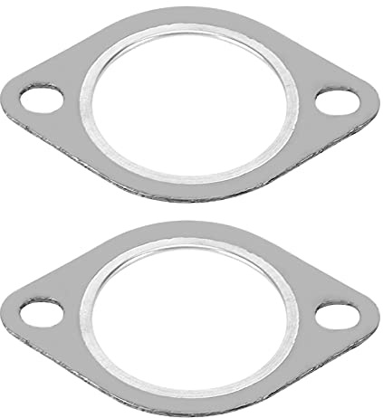 Metal Xhaust Manifold Gasket, 18107502346 2pcs Durable Exhaust Manifold Gasket for Car