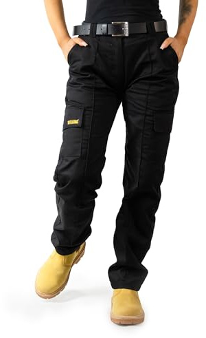 SITE KING Ladies Cargo Combat Work Trousers | Ladies' cargo combat work trousers with practical multi-pocket storage for trade, warehouse and site work