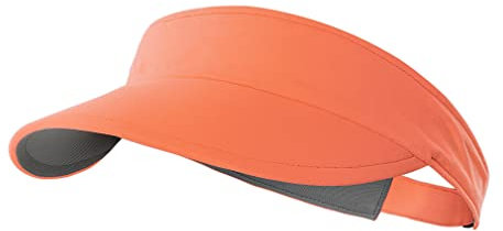 Sleeping forest Sonnenschild Visor Sommer Sport Sonnenschild Damen Sonnenschutz Visor Cap Laufen Schirmmütze Damen Bewegung Tennis Cap Weiß Golf Visors Männer Tennis Caps Trocknet Schnell Orange