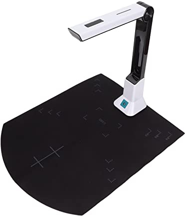 Tragbarer Dokumentenscanner, Faltbar 8 Megapixel CMOS USB-Dokumentenkamera Größe Tragbar Scanner für Dokumente, USB-Dokumentenkamera, OCR-Technologie, für Lehrer Online-Lehre