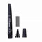 LDJYEONS Lápiz de Cejas Impermeable y Resistente al Sudor, No Se Decolora, Efecto Duradero (Negro)