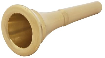 Trompeten Zubehör Kupfer Horn Mundstück Gold, Leicht und Glatt, Ersatzteil | Geschenk für Hornisten, Robustes Horn, Tragbares Hornteil, Hornversorgung, für Konzerte und Hotels