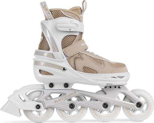 BLACKWHEELS Flex Pro Inline Skates – Verstellbare Inliner mit Aluminium-Schiene, ABEC-7 Kugellagern und Dreifach-Verschluss für Geschwindigkeit und Stabilität – Für Damen, Herren und Kinder