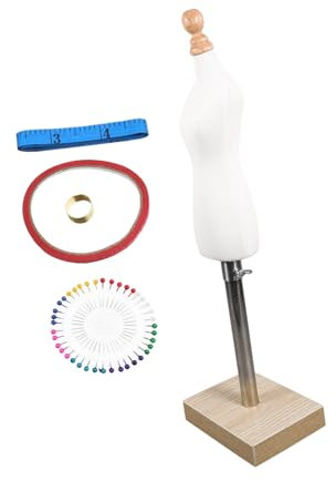 HAPINARY Doll Model Stand Schaufensterpuppe Mit Sockel Kleiderbüste Für Puppenkleidung Stabiler Baumwoll-pu-korpus Dekorativer Puppenkleid Halter Für Mode Design-anwendungen