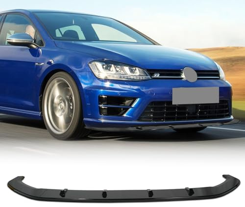 Archaic Aileron de Pare-Chocs Avant Compatible avec VW Golf 7 MK7 GTI GTD GTE R Rline 2012-2016 Becquet, kit de carrosserie répartiteur sous Le Menton, Accessoires de Golf