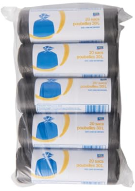 ARO Müllbeutel 30 L – 400 Stück (20 Rollen x 20 Beutel), extra stark & reißfest