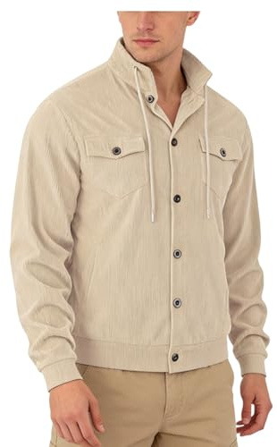 Shuanghao Moda Hombre Tops Ropa Ocasiones Blusas Deportes Sudadera Chaquetas Camisas Chaquetas Primavera Otoño de Pana Hombres