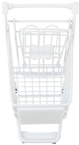 TOYANDONA Mini Shopping Cart Trolley Chic Handcart Creative Decor Shopping Utility Cart for Home Display and Photo Props