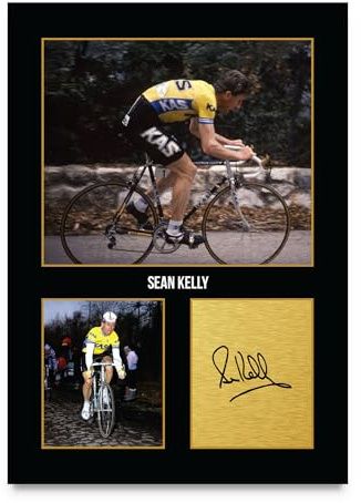 HWC Trading Sean Kelly Geschenke Gedrucktes Signiertes Autogramm Foto für Fans von Radsport Memorabilien - A4 Nur Druck (ID-009172)