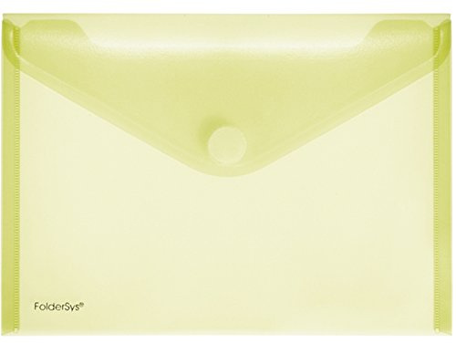 FolderSys PP-Umschlag 10er Set (A5, Gelb, 10 Umschläge)