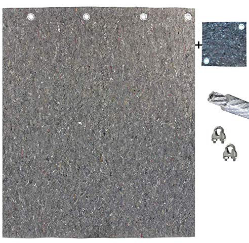 Pfeilfangmatte Maximum Safe 3m (breit) x 2m (hoch) inkl. Zubehör & BACKSTOP: 25cm x 25cm