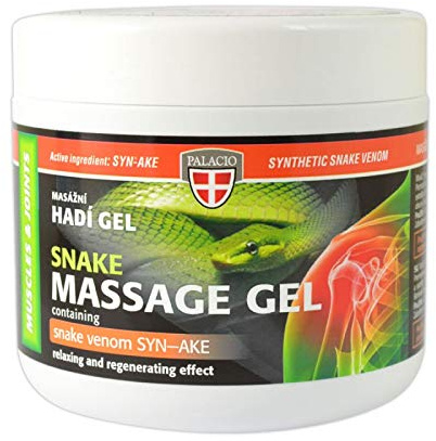 Palacio Kräuter Massagegel mit Schlangengift SYN-AKE-Formel - ohne Mineralöl, Silikone, Parabene, Paraffin - 600 ml!