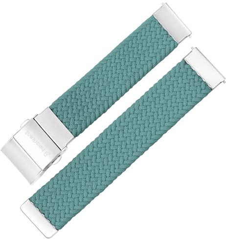 AVTREK Hearkent Breathable Elastic Nylon Watch Strap 18/20mm for Men Women | With Simple Pressing Switch Buckle, Quick Release Pins, No tools required, Durable Adjustable Sports Watch Band