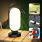 Hapfish LED Campinglampe Akku Aufladbar, 5000mAh Batterie Solar Camping Licht Outdoor, Faltbare Wasserfeste Aufhängen Camping Laterne Zubehör Ausrüstung, Lampen Akku für Zelt, Blackout, Emergency