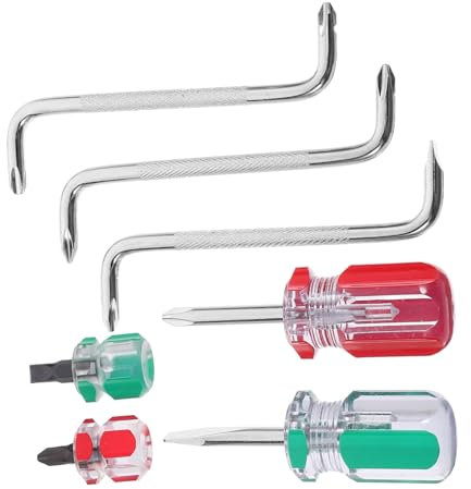 OSALADI Jeu De Tournevis Coudés Petits Tournevis Outil De Vissage Pour Espaces Restreints Et Angles Droit