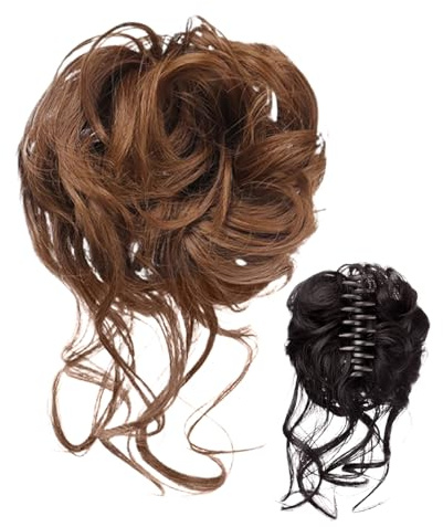 Lockig hårdel, updo hårdelar för kvinnor klo klämma | peruker styling hästsvanshållare klo för dating evenemang vardaglig fest bröllop