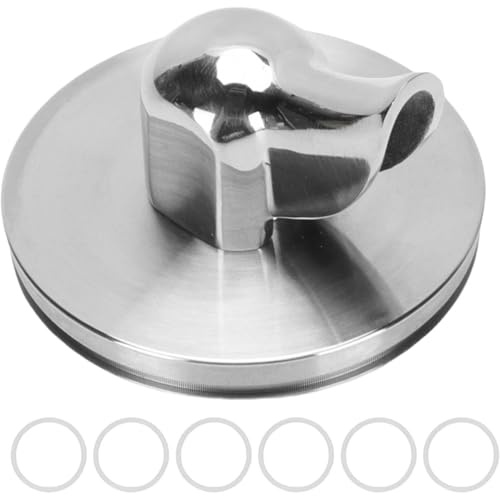 Ocnvlia Beccuccio per portafiltro per macchina da caffè, 54 mm singolo per beccuccio senza fondo con anelli di tenuta