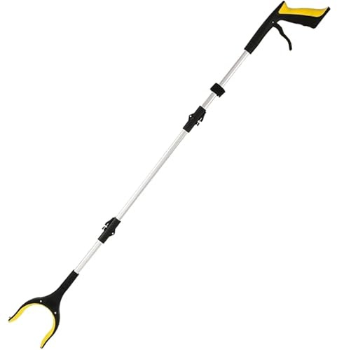 NIUSABOU Behinderte Handschellen, Abfallgreifer, Greifer, 2 Stück, 109,2 cm, for ältere Menschen, mit Magneten, Mehrfarbig(Yellow)