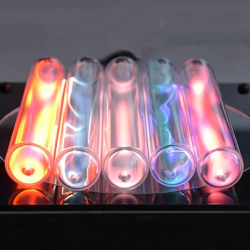 Luminoso a Tubo Di Gas Raro Al Plasma, Neon/Cripton/Elio/Argon/Xenon, Oggetto Per Dimostrazione Di Bobina Di Tesla, Per Educazione Scientifica, Dimostrazioni Di Laboratorio, Decorazione Per Feste