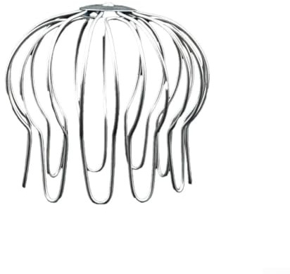 Copertura di scarico in acciaio inossidabile per protezione grondaia, tappo per tubo di pioggia, per balconi e tetti, blocco di drenaggio per foglie, flusso efficiente, installazione senza attrezzi