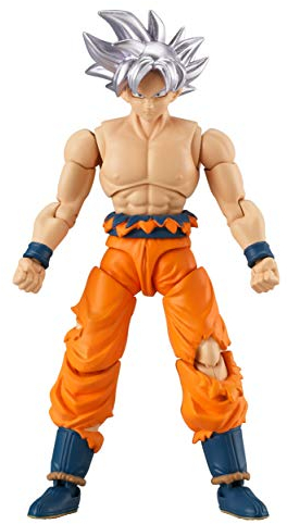 BANDAI Dragon Ball Evolve Ultra Instinct Goku Action Figure - 12.5cm Dragon Ball Super Anime Toy Collectible Action Figure - Anime Gifts for Fans