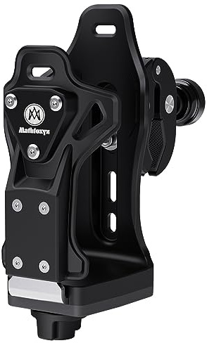 Extra Large Motorcycle Cup Holder Anti Theft, Mathtoxyz Bike Drink Holder 1.95 – 3.6 inch Universal Size Handlebar Bottle Cage for Motorbike, Bicycle, Scooter