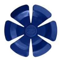 Kochblume Wechselblüte für den Kochblume Überkochschutz | Ersatzblütenblätter Kompatibel mit Größen S, M, L | Hitzebeständiges, Lebensmittelechtes Silikon | Spülmaschinenfest | Farbe: Blau