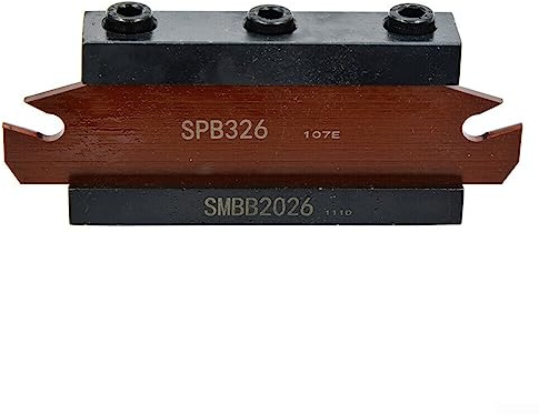 Lama di taglio a fessura, SPB326 SPB26-3mm Scanalatura Lama di separazione SMBB2026 Tagliare il blocco portautensili del blocco, supporto dell'utensile del blocco di taglio