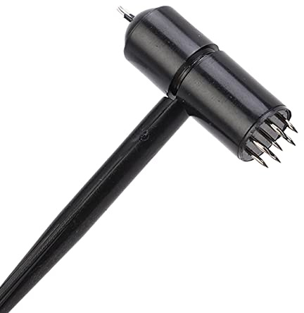 Marteau Cutané à Aiguille étoile, Poignée En ABS, Aiguille à Double Tête, Ensemble De Marteau Cutané à Micro-aiguille 5 Pièces