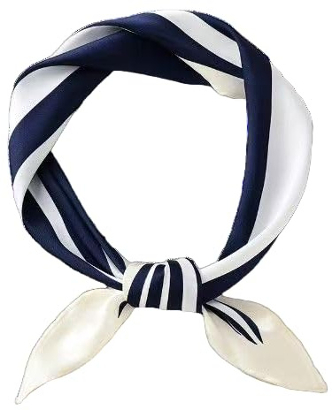 GIMIRO Sciarpa in raso, 120 cm x 36 cm, Rombo, Sciarpe colorate, Nastro floreale, Accessori moda per cappelli, blazer, camicette, abiti, gonne, cinture, cravatte, 120cm x 36cm
