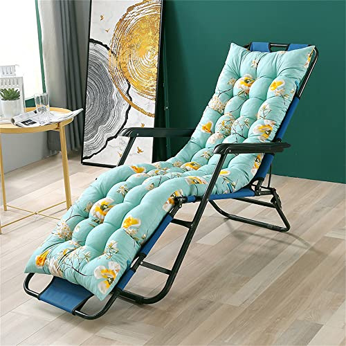 DSAoTeng Cuscini di ricambio per sedie a sdraio con copertura superiore, spesso, per panca da giardino, lettino a dondolo, per interni ed esterni, giardino, patio (Europa settentrionale, 53 x 180 cm)