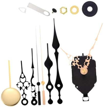 F Fityle Reparatur des Pendeluhrwerks, DIY-Teil, Pendeluhr-Bausatz, Pendelwanduhr-Mechanismus für Metallwanduhren, Basteluhren, Schaft 13mm