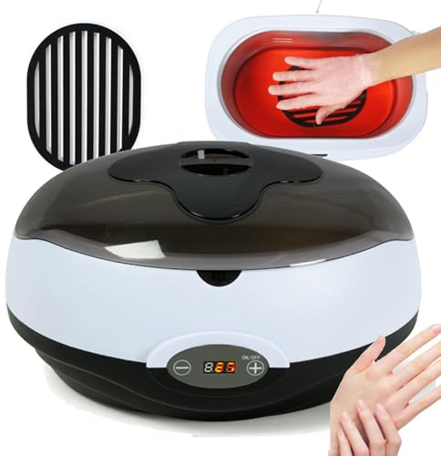 MTTXY Macchina per Cera di Paraffina per Mani e Piedi, Bagno di Paraffina da 2800 Ml con Display della Temperatura Scaldacera per Paraffina per Spa Professionale e Salone di Bellezza per Uso