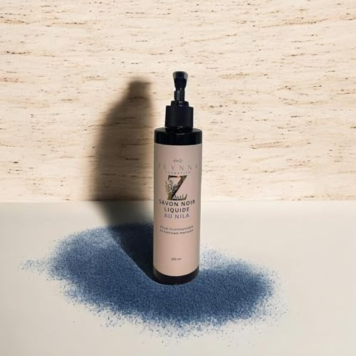 Savon Noir Liquide au Safran du Maroc – L’Essence Précieuse du Rituel Hammam Marocain. 200ml (Au Nila)