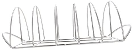 CIMAXIC Professioneller Rippenträger Langlebiger Und Praktischer Grillständer Für BBQ Geeignet Für Rippchen Hühnchen Und Steaks Beim Grillen Im Freien Küche