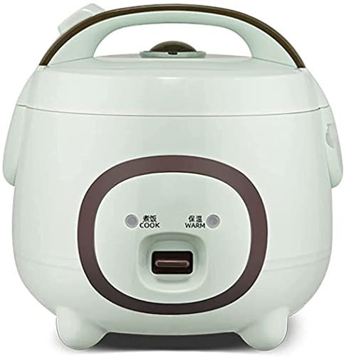 KANBUN Cooker di Riso Elettrico con Cottura Automatica, funzionalità Calda cuocere Riso Sano con Ciotola Antiaderente Rimovibile, Tazza di misurazione e spatola, Verde, 4L