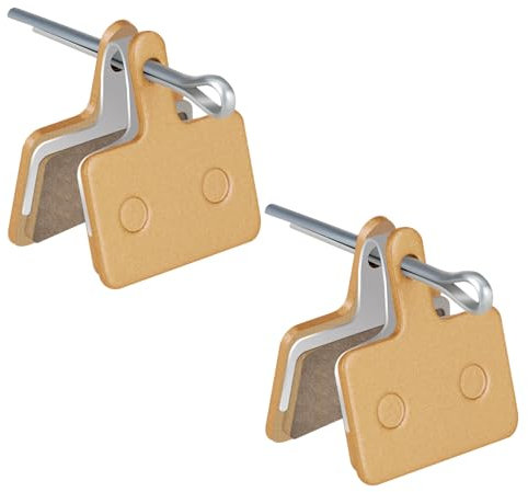 2 Paar Bremsbeläge Fahrrad Scheibenbremse Kupferbasierte Vollmetall Scheibenbremsbeläge Verschleißfest Bremsklötze Fahrrad für B01S B03S B05S M315 M505 M515 M525 M375 M475 M495 T615 T675