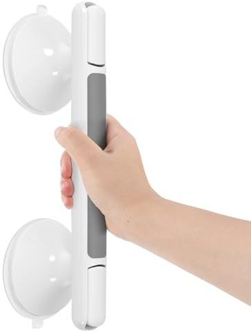 Eikuavons handtag för seniorer max 110 kg handtag dusch utan borrning 32 cm handtag med sugkopp avtagbart duschhandtag badkarshandtag för badrum badkar dusch säkerhetshandtag