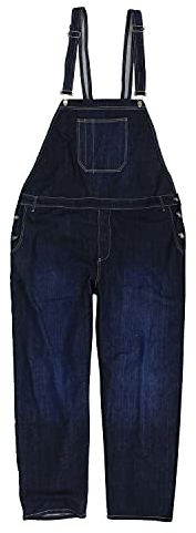 Abraxas Jeans Latzhose in Herrenübergröße, Stonewash-Blue, Größe:7XL