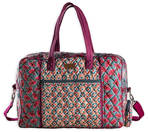 Maison d' Hermine Bamako 100% Baumwolle Reise Seesack Weekender | Reisegepäcktasche für Herren | Damen | Geschäft | Reisende | Familienausflug