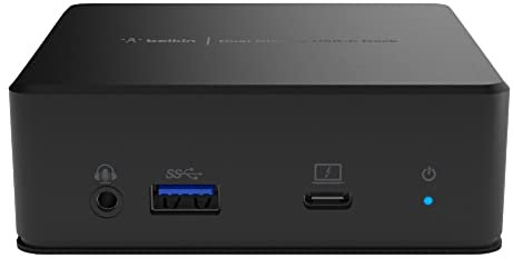 Belkin USB C Docking Station - USB Hub Dual 4k Computer Monitor Display - Dual HDMI, Thunderbolt, USB, Ethernet Ports - USB C Hub - 85W PD Power Delivery for Macbook Pro, iPad Pro & Chromebook Laptop