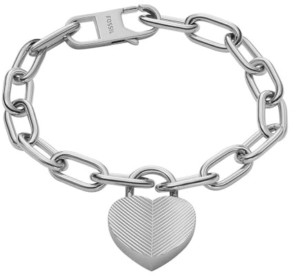 Fossil Harlow Damenarmband aus Edelstahl mit Karabinerverschluss