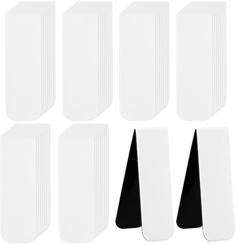 Magnetische Seitenmarkierungs-Clips - Sublimations-Lesezeichen, Clip, Zubehör für Kinder, Studenten, Lehrer, Klassenzimmer, Büro, Leseliebhaber - 48 Stück