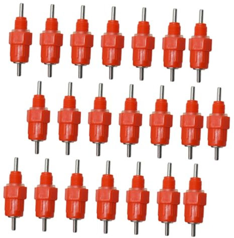 Yardwe 22stücke Automatische Hühner Wassernippel Trinker Geflügel Wasserfütterer Hühner-wassertränke Broiler-tränke