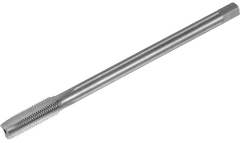 sourcing map Metrisches Gewindebohrer, M7 x 0,75 H2, 100 mm, extra lang, gerade, Nut, Gewindebohrer, Gewindebohrer, Reparaturwerkzeug