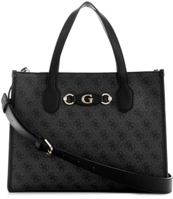 GUESS Izzy 2 Comp Damen Tote Bag mit Uhrenlogo, One Size, Izzy 2 Comp