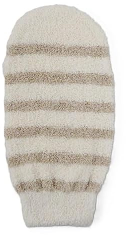Natural Shower Mitts - Hemp Bath Gloves for Skin Exfoliation-Stripe